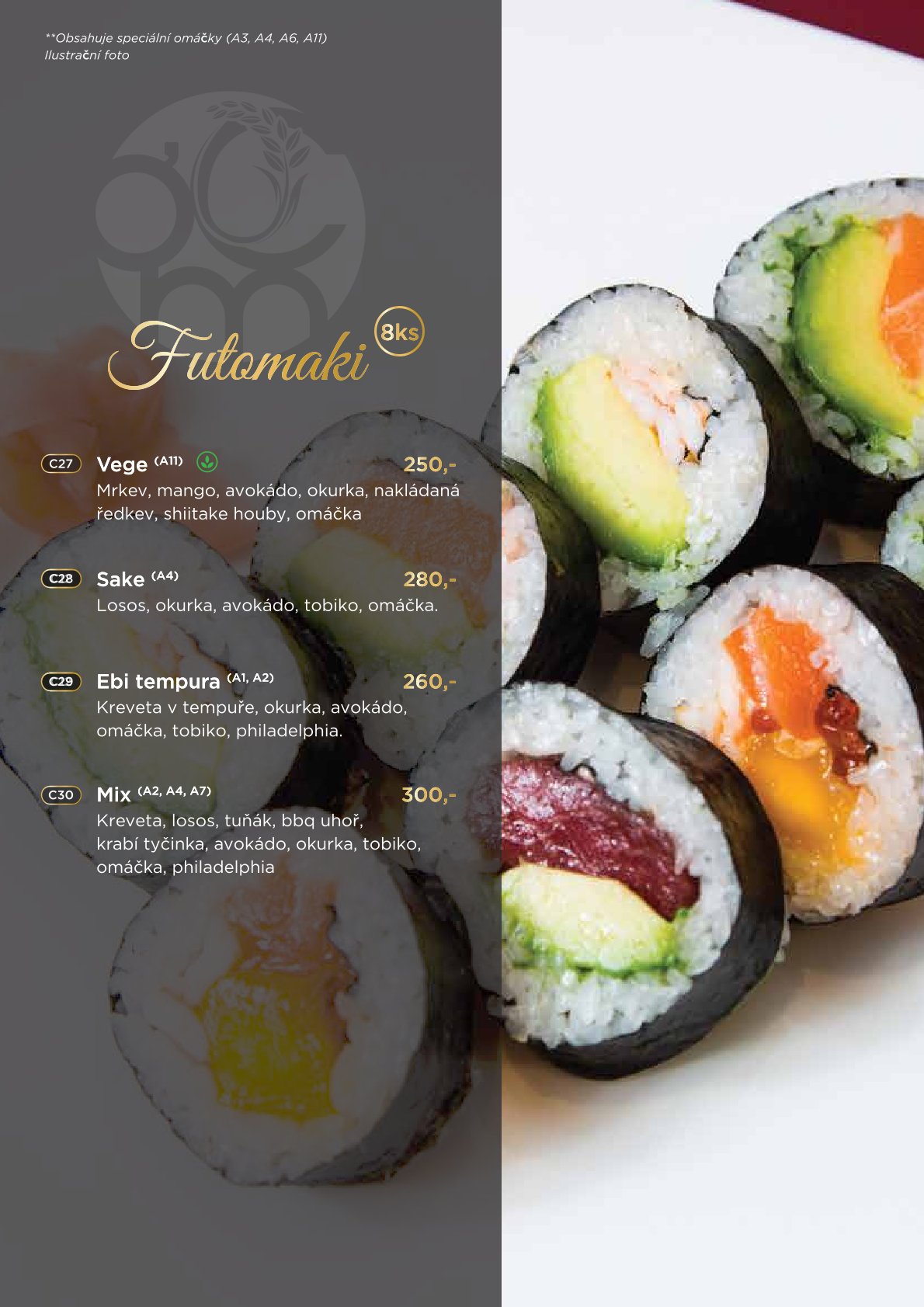 Futomaki – Velké rolky plné chuti a barev