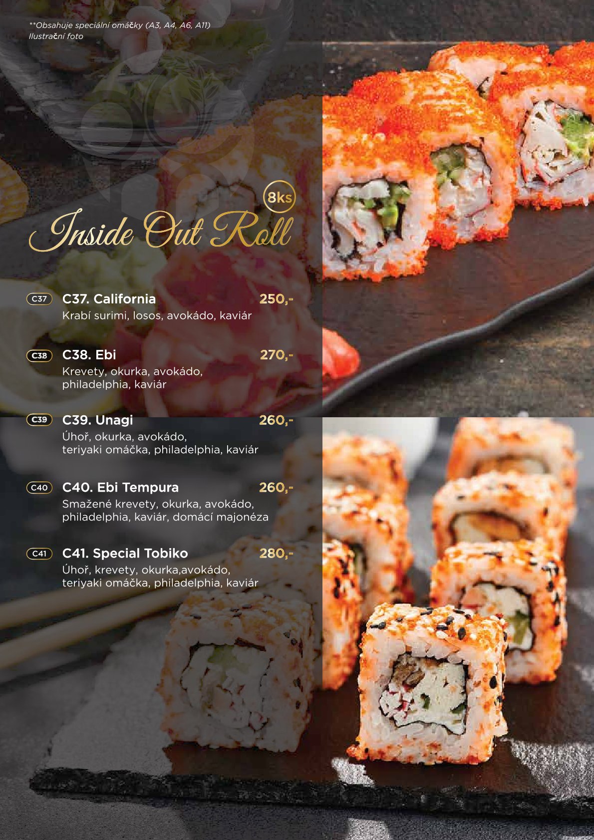 Inside Out Roll – Moderní sushi s rýží navrch