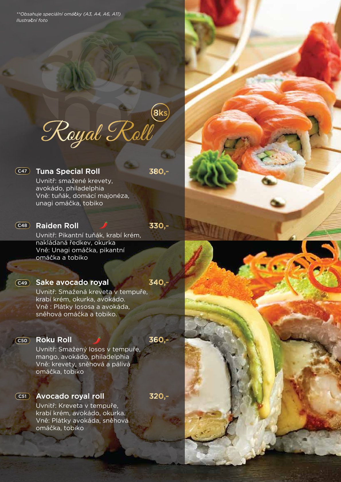 Royal Roll – Luxusní sushi pro výjimečný gurmánský zážitek