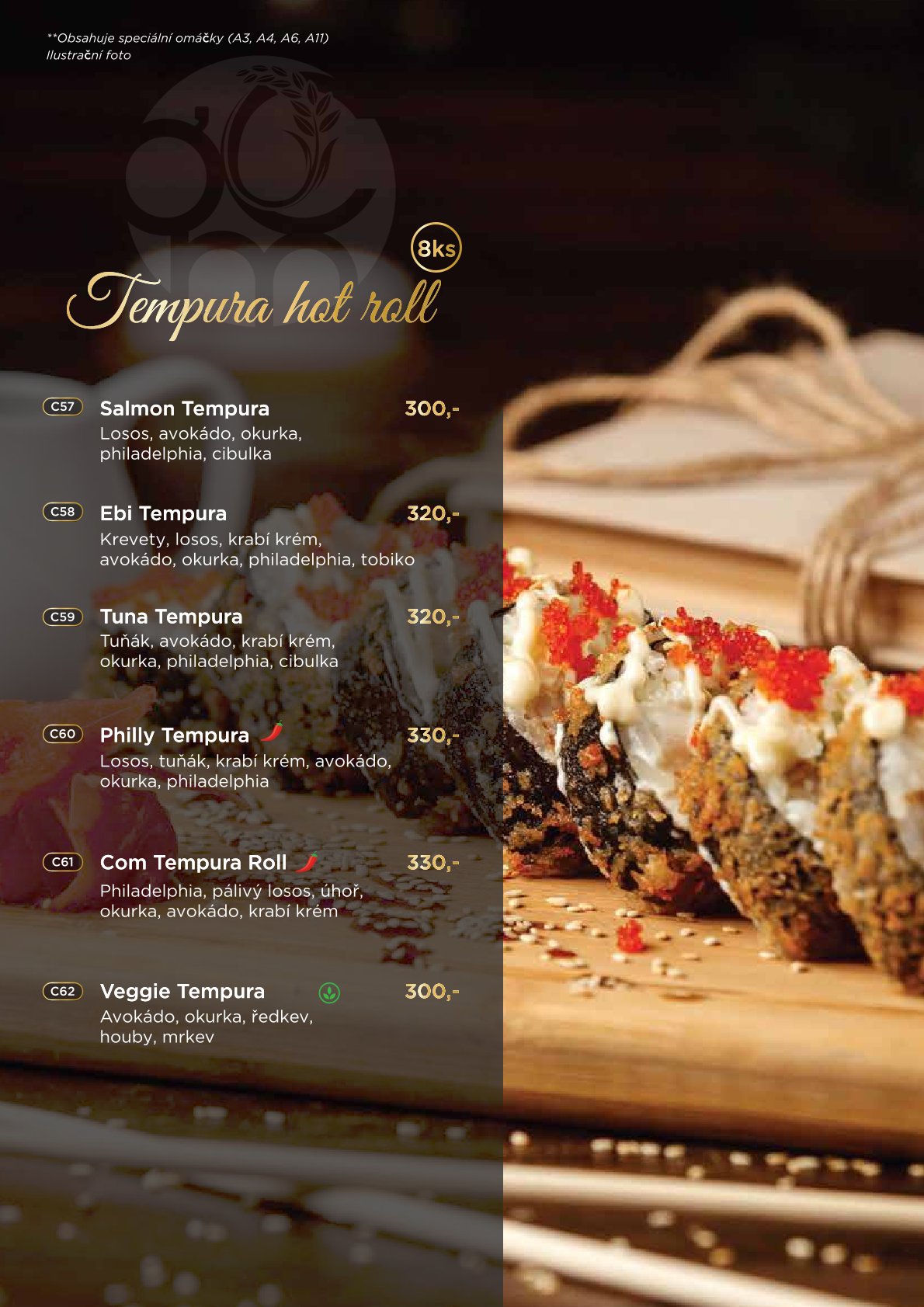 Tempura Hot Roll – Křupavé a horké sushi plné chuti